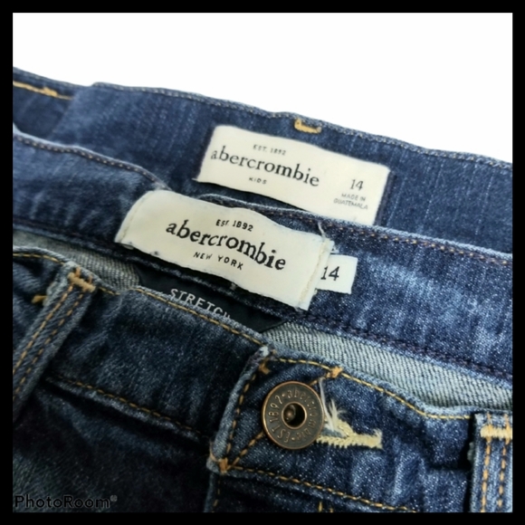 Abercrombie Cut Off Denim Shorts Sz 0 / 00 - Picture 4 of 11